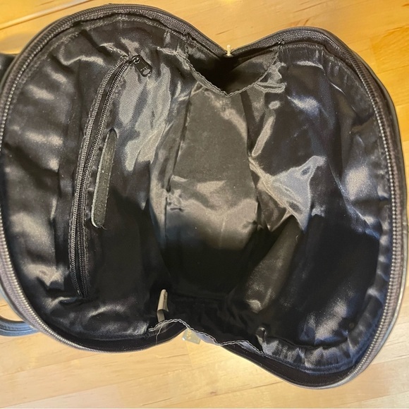Tignanello black leather small backpack main image 4